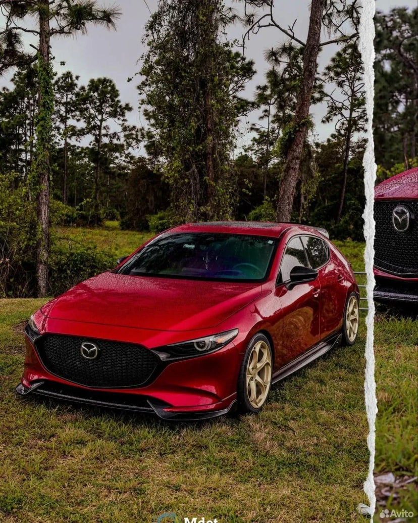 Губа передняя Bayson для Mazda 3 BP хэтчбек